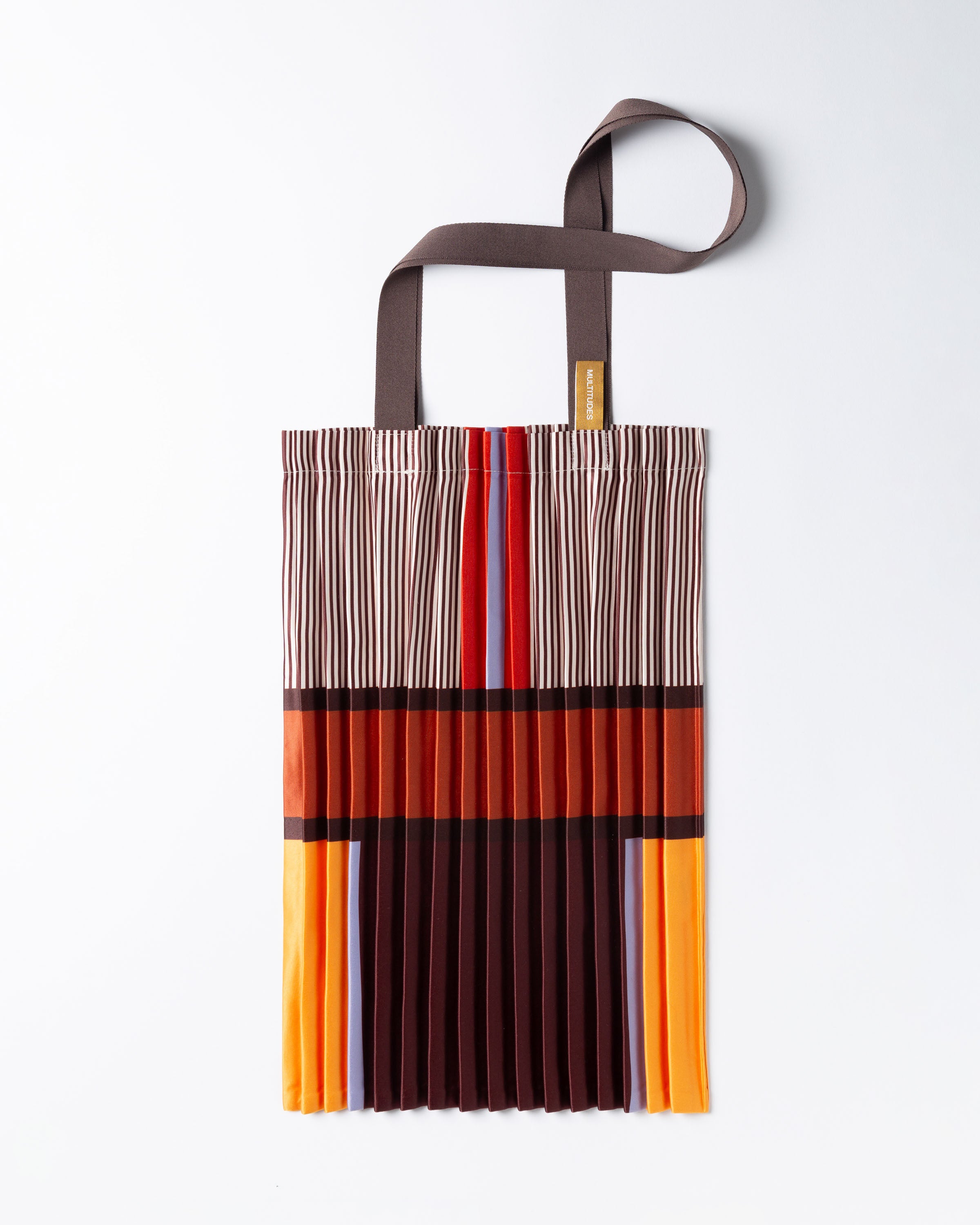 Tote bag plissettata di Multitudes multicolor.
